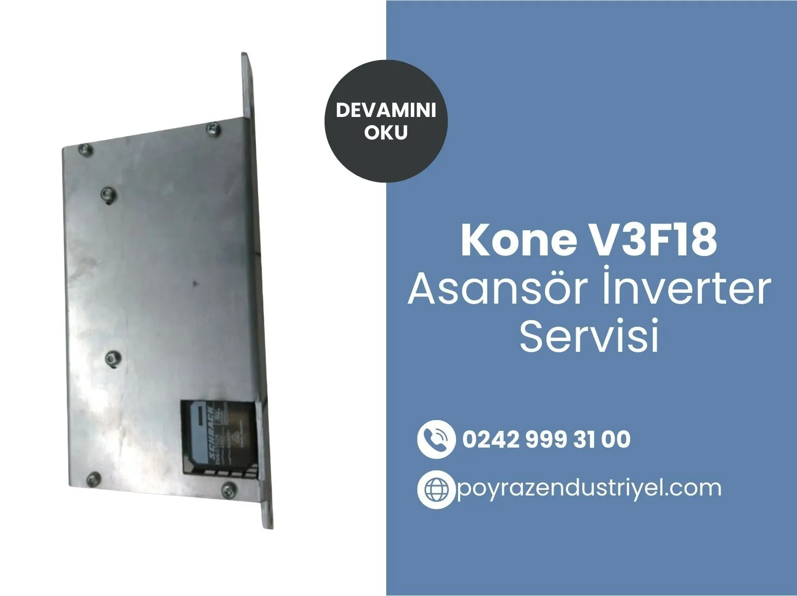 Kone V3f18 Asansör İnverter Servisi